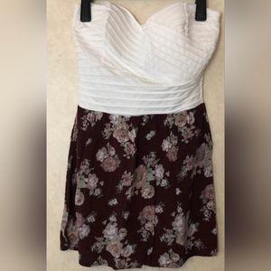 Strapless Dress Juniors L -PacSun